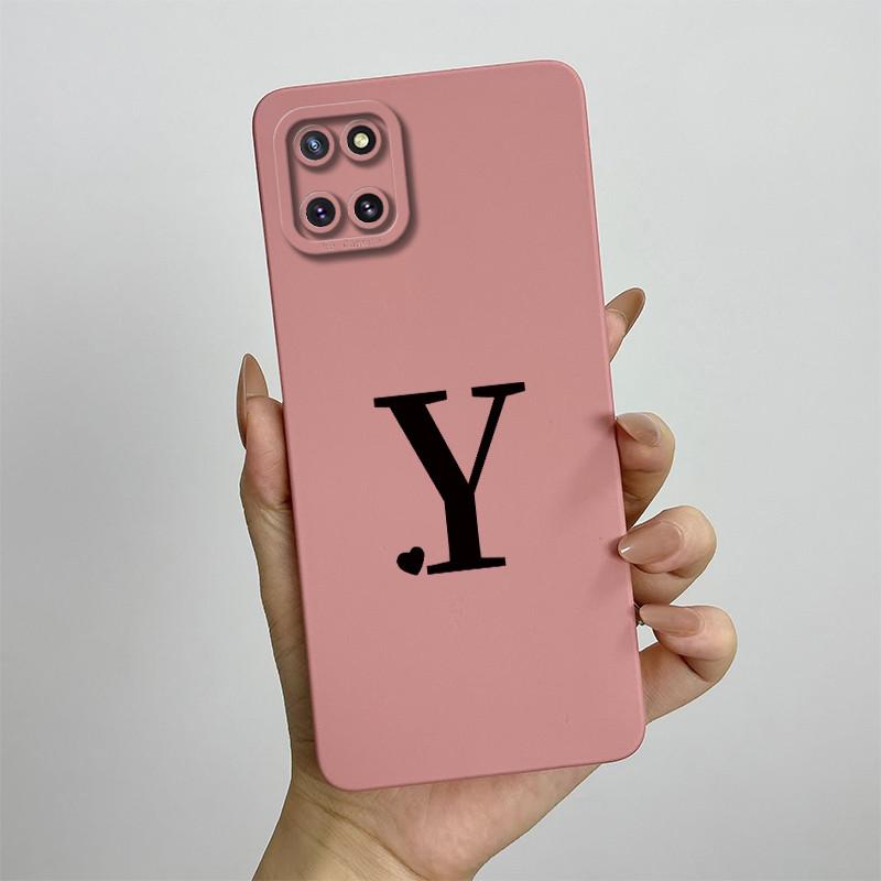 

For Samsung Galaxy Note10 Lite Case SM-N770F 6.7 Cute Initial Letters Cover Soft TPU Phone Case For Samsung Note 10 Lite Bags Galaxy Note10 Lite
