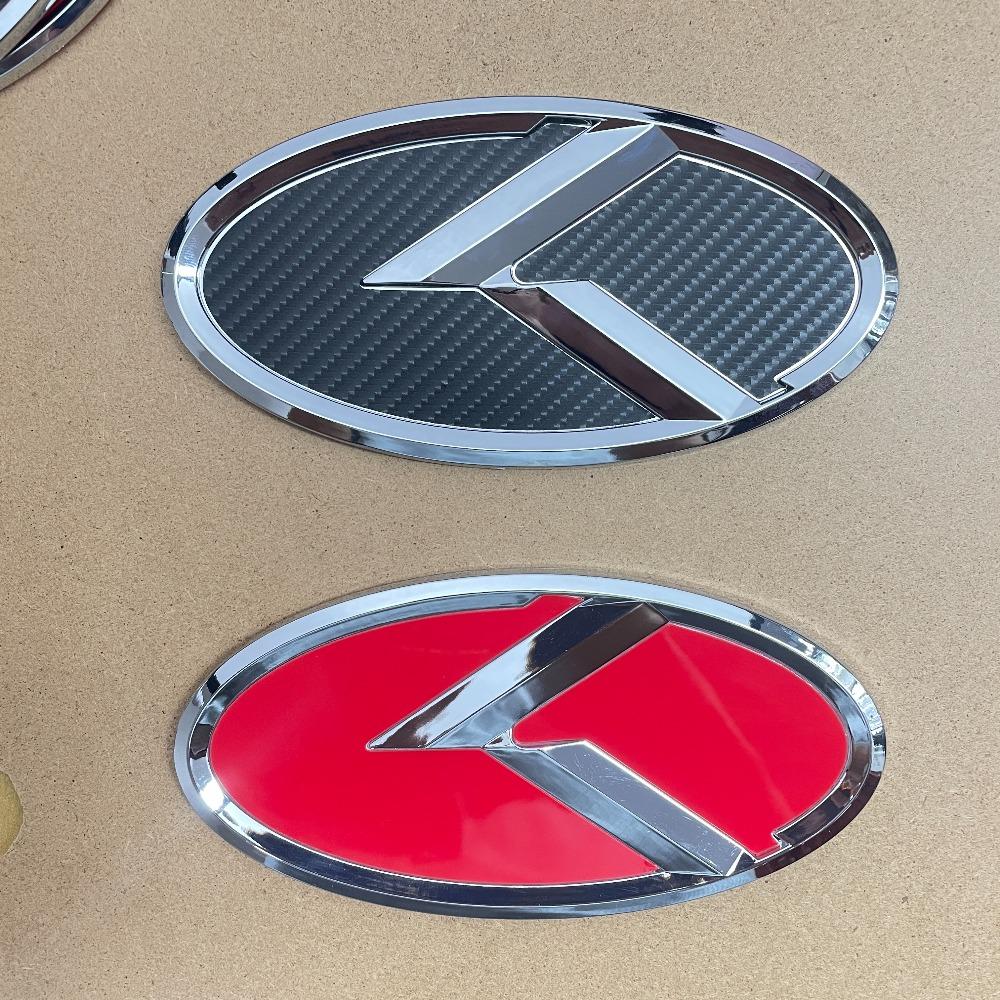 1 K-Car-Emblem - Geeignet für K2 K3 K4 K5 Motorhauben-/Kofferraum-Logo-Dekoration, modisches Autozubehör, hochwertiges Emblem, für Autoenthusiasten