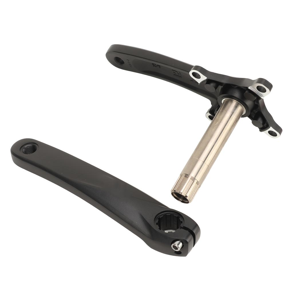 Mountain Bike Crankset Hollow Integrated Aluminum Alloy Lightweight Bike Crank Arm Set for Road Bicycle
