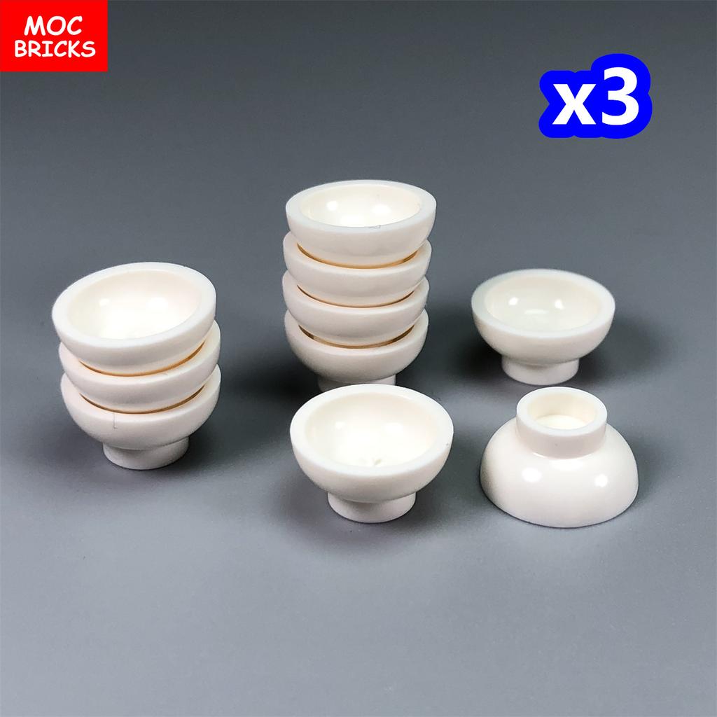 Non-Toxic Moc Bricks Window Fence Arch White Winter Snow Horse Figure City Architectural Church Accessories Children Christmas Toys