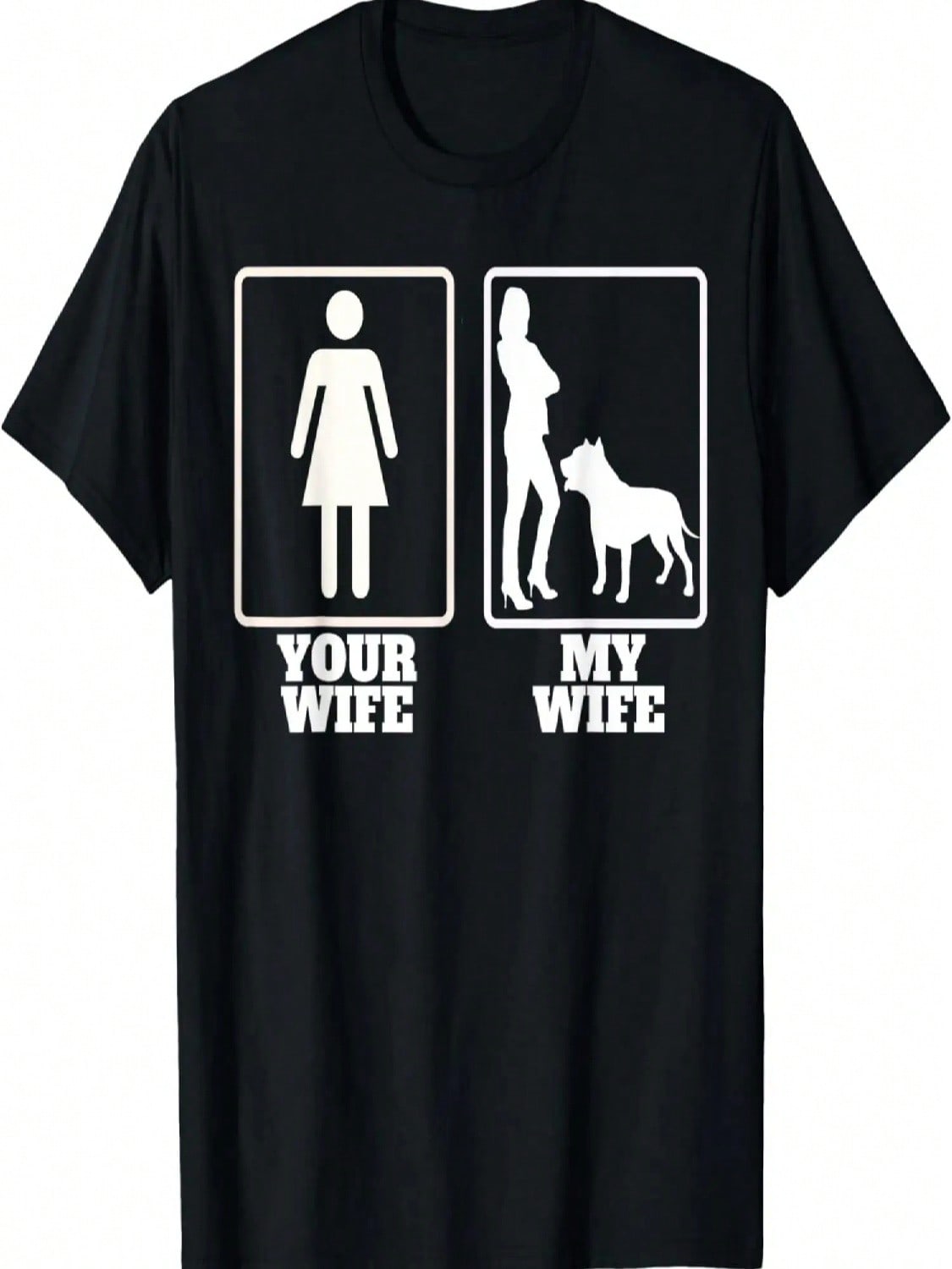 Your Wife My Wife Pitbull American Bully T Shirt Bully Tee S разноцветный