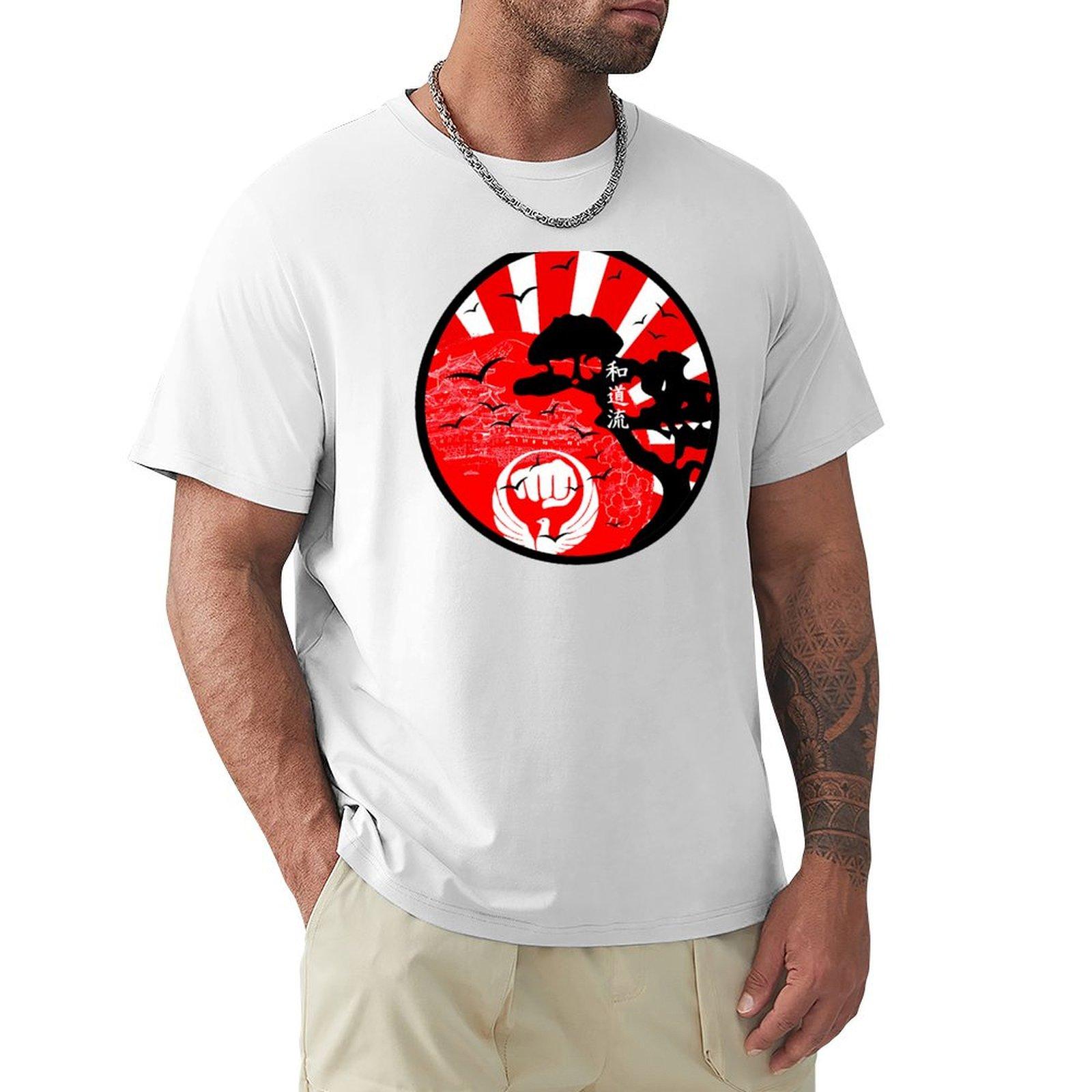 Wado Ryu Karate Okinawan Castle Martial Arts Design TShirt summer clothes anime shirt mens graphic tshirts S