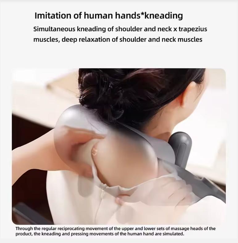 Xiaomi Mijia Smart Neck and Shoulder Massager Integrated Massage Hot Compress Custom mode Work with Mi Home APP Control