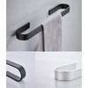 Towel Rail Rack Towel Holder Bathroom Towels Rack Hanger Black Silver Space Aluminum Wall Hanging Towel Bar Storage Shelf