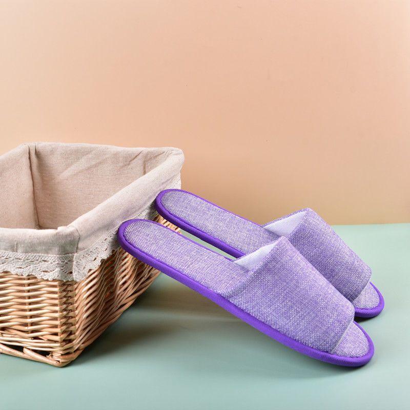 Yipan Unisex Disposable Linen Slippers