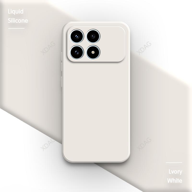 Oryginalne silikonowe etui na telefon do Xiaomi Poco F8 Pro Ultra 5G F8Pro F8Ultra Fundas Wysokiej jakości miękkie wewnętrzne pokrycie tylne z flokiem
