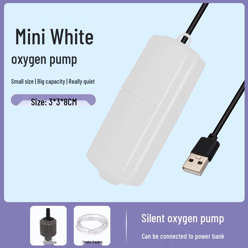 Silent Mini USB Oxygenator Pump for Fish Tanks and Outdoor Fishing