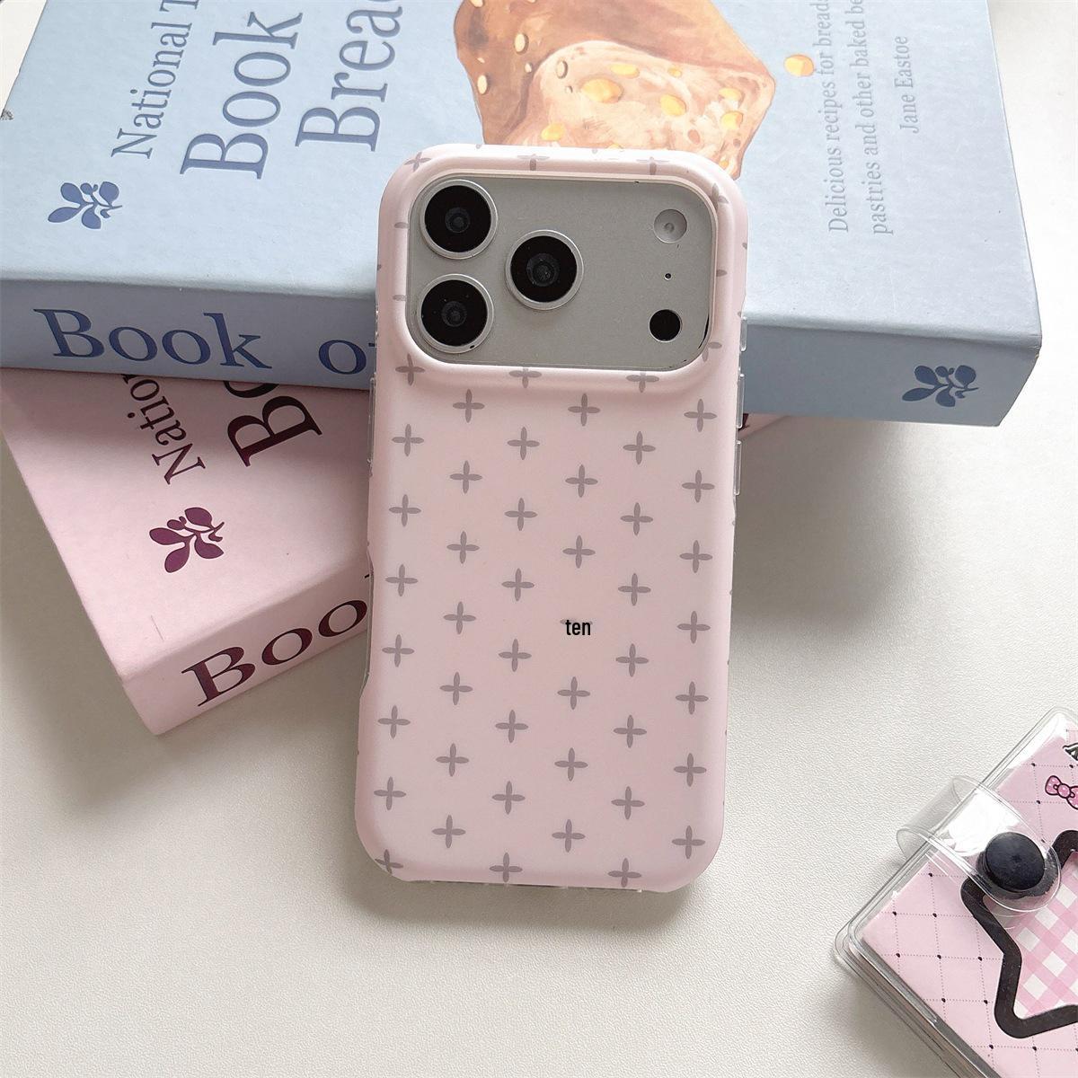 Frosted Rounded Edge Anti-Fall Case for iPhone 15, Compatible with iPhone 17/16 Pro Max iPhone 15 Pro Max