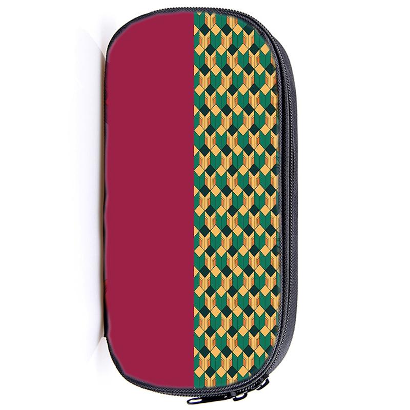 Demon Slayer Kamado Tanjirou Pencil Case Nezuko Boys Girls Kids Zenitsu Kimetsu No Yaiba Pencil Box Students Anime Pen Bags Children Gifts