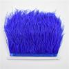 8-10cm Ostrich Feather Trims for Needlework and Handicraft Black Plume Skirt Decoration Natural Feathers Ribbon Fringe