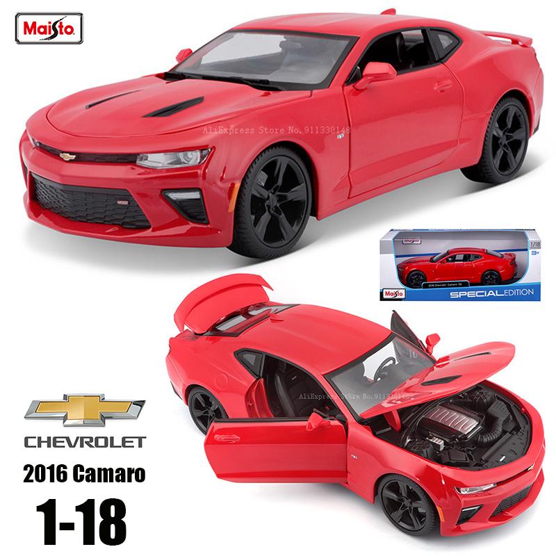 Maisto 1:18 2017 Chevrolet Camaro SS 50th Anniversary Brand Alloy Car Model Static Die Casting Model Collection Gift Toy Gift