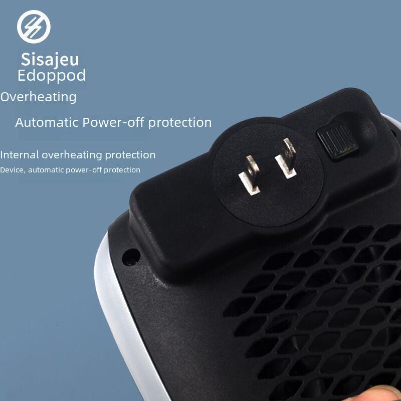 Compact Wall-Mounted Electric Heater for Bedroom and Bathroom