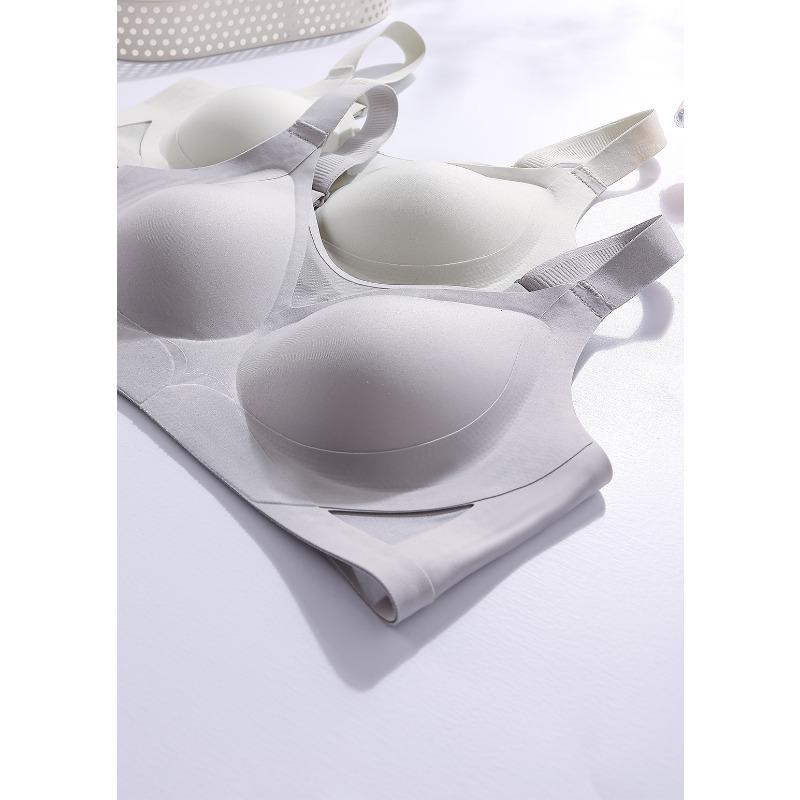 Women S Summer Thin Fixed Cup No Wire Push Up Plus Size Seamless Bra