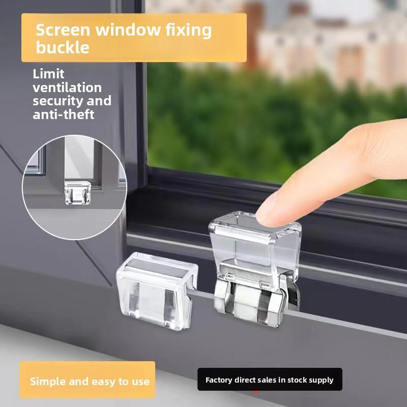 Window Safety Lock Child Proof Cat Guard Restrictor Latch for Sliding Windows