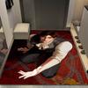Cartoon Anime Carpets for Living Room Bedroom Bedside Soft Area Rug Anti-slip Large Size Balcony Floor Mat Indoor Decoration