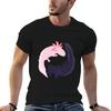 Yin  Yang Axolotls TShirt Funny T Shirts Dark Humor T Shirt for Man 100 Percent Cotton TShirt