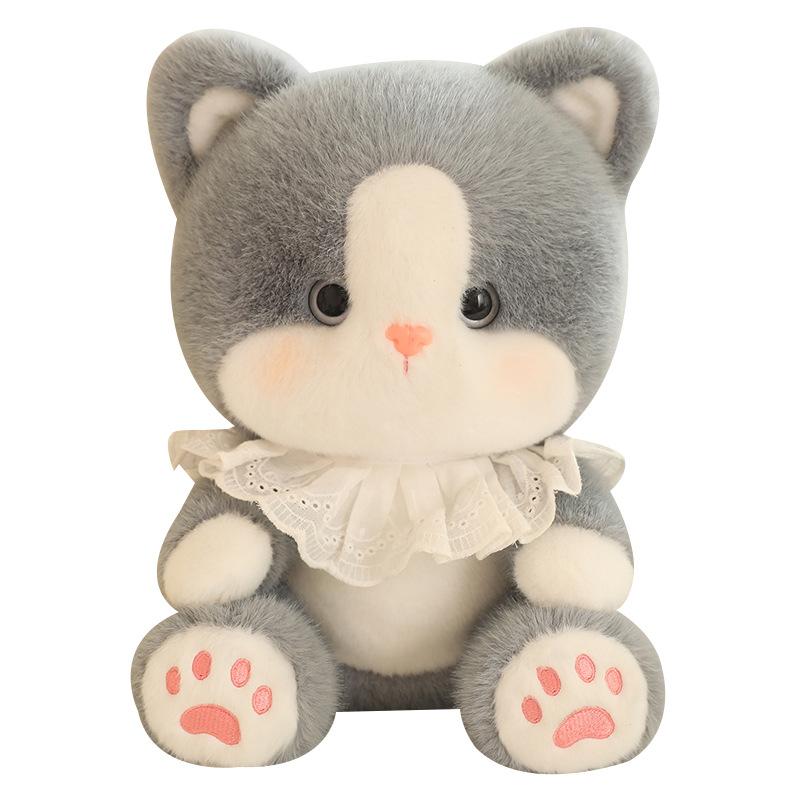 Cat Treasure Doll Cute Kitten Doll Big Eye Cat Plush Toy Plush Toy Sit Cartoon Cat