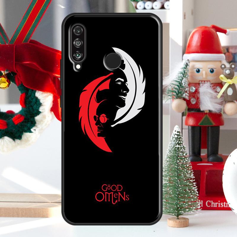 Good Omens For Huawei Nova 9 10 SE 11 Pro Y60 Y70 Y90 Y61 Y91 Y72 Y73 12i 11i 8i P20 P30 P40 Lite Case