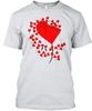 Pipmen Asso di Cuori T-shirt TTshirt Made in USA Taglia dalla S alla 5XL