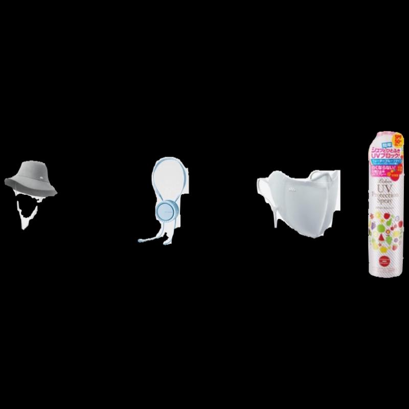 

Beneath the Banana Tree Women s 4-Piece Sun Protection Set