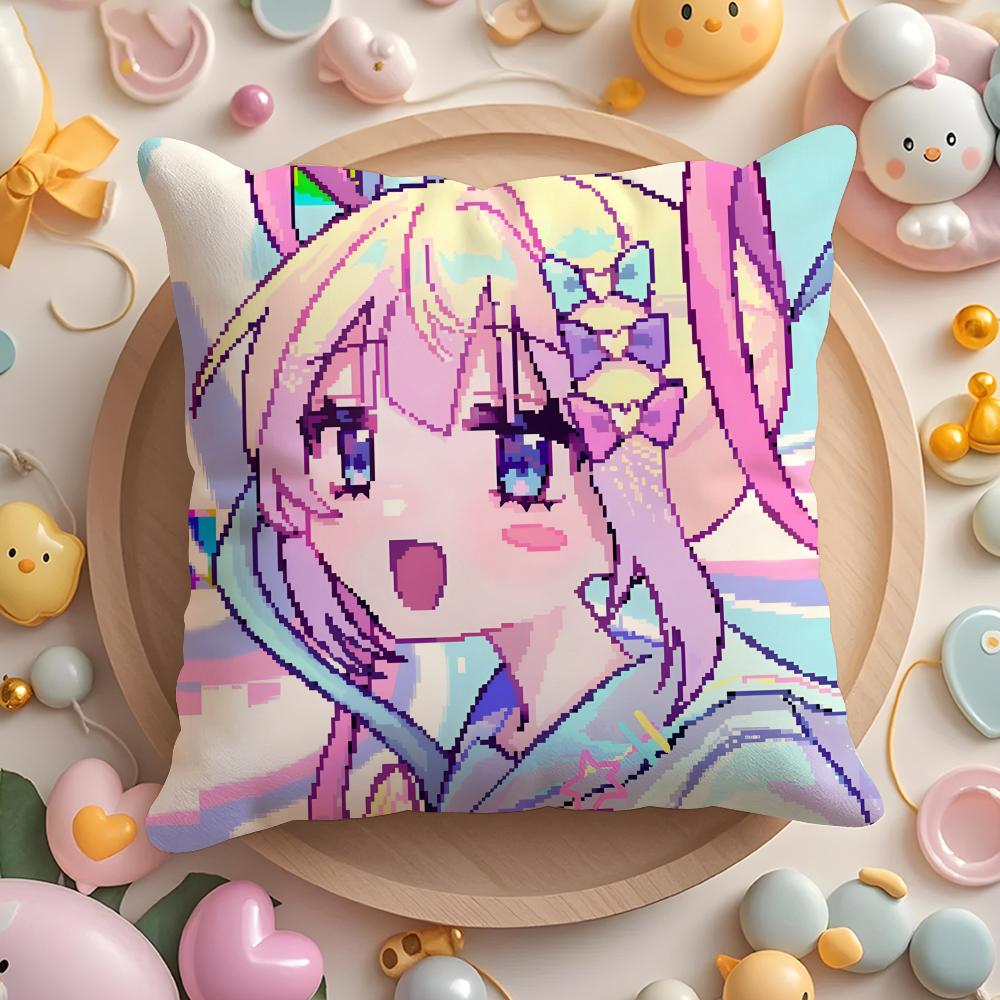 Cute NEEDY GIRL OVERDOSE Cushion Cover Home & Car Multi-Scene Pillow Cover - Reversible, Soft & Durable for Daily Use