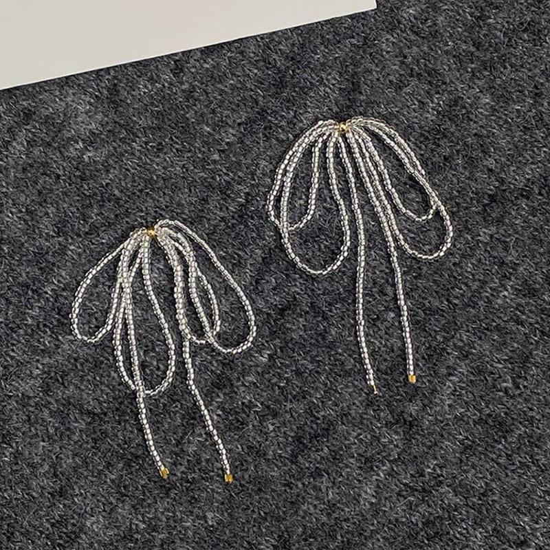 Female Niche Light Luxury Bow Earrings