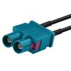Radio Adaptor Antenna Am/Fm Cable Dual Fakra-Din Aerial Antenna Adaptor Car Accessories For Vw For Adapter