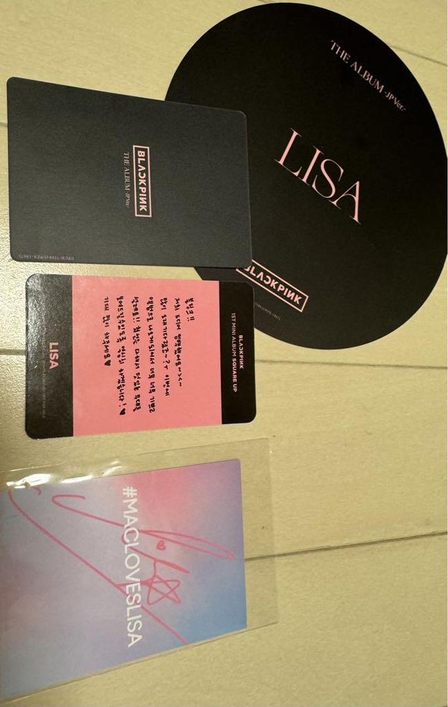 [USED] BLACKPINK LiSA Trading Card Official