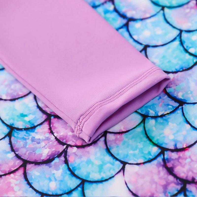 Children's Swimsuit 2pcs Girls Split Swimsuit Cartoon Print Beachwear