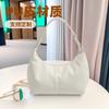 European and American Fashion PU Leather Dumpling Bag 2025 Spring Vegetable Basket Handbag Korean Version Casual Commuter Shoulder Women's Bag