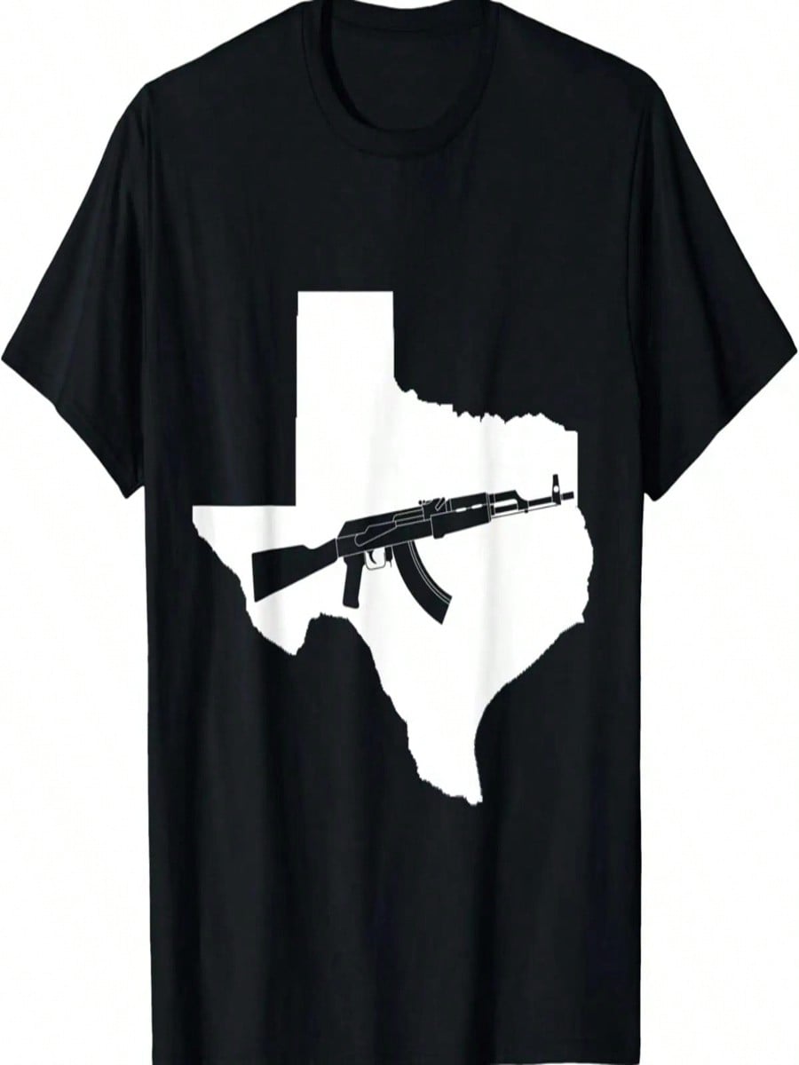Texas Pro Gun Ak-47 T-Shirt S разноцветный