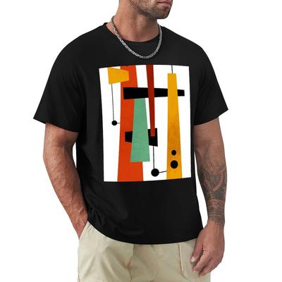 Modern Mid Century Art 2 TShirt Retro Graphic Print TShirt