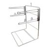Grocery Bag Holder T Shirt Bags Rack Sturdy Space Saving Metal Shopping Stand Organizer for