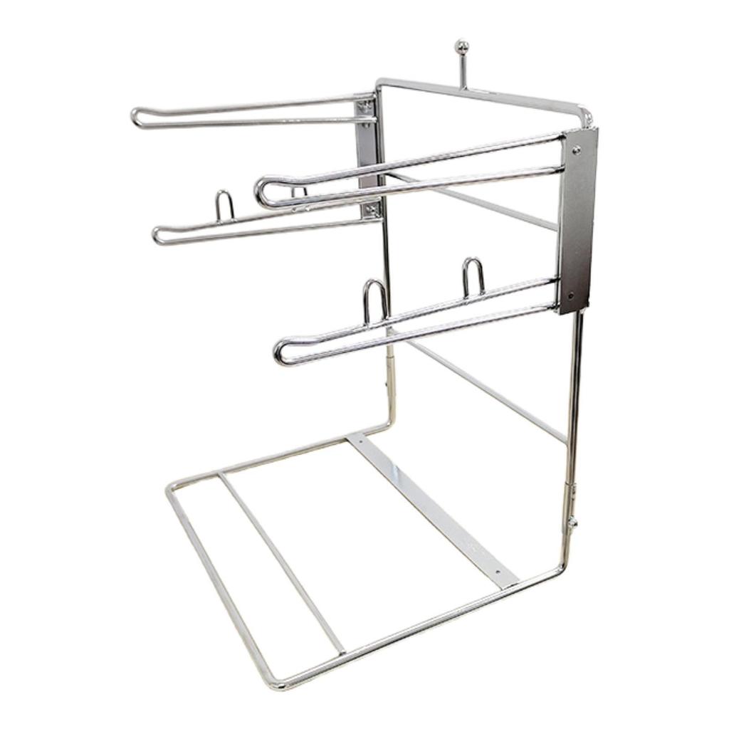 Grocery Bag Holder T Shirt Bags Rack Sturdy Space Saving Metal Shopping Stand Organizer for