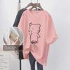 Loose Summer Nursing T-Shirt with Side Opening for Easy Feeding - Maternity Outerwear