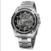 Orologio Meccanico Automatico Forsining Cinturino in Acciaio Vuoto Luminoso Orologio da Uomo Moda Orologio Meccanico