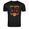 T-shirt Graphique Squelette Citrouille Sorcière d'Halloween