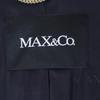 MAX&CO wool blend coat 36 Navy blue x black Women Used