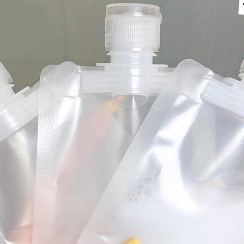 Wiederverwendbarer Beutel mit Klappverschluss für flüssiges Make-up 30 ml, 50 ml und 100 ml Lotion-Spenderbeutel