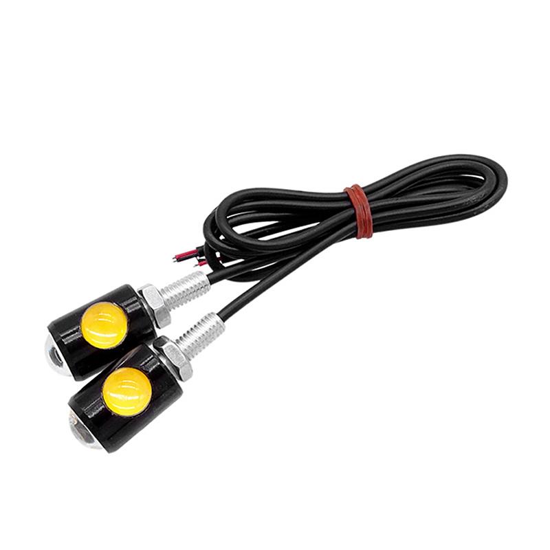 Śruba do tablicy rejestracyjnej motocykla LED Super Bright Tail Light Brake Mgła