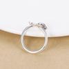 Lindon Classic Copper Alloy Zircon Ring Ladies Jewelry Wedding Promise Party Gift