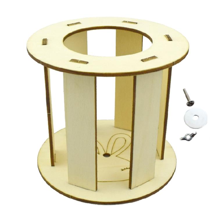 

Bunny for Hay Rack Guinea Pig Wooden for Hay Feeder Chinchilla Cage Accessories
