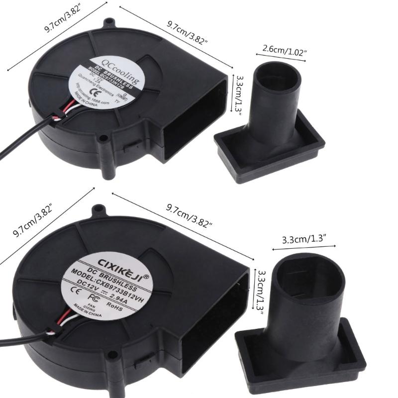 EU/US Zástrčka BBQ Ventilátor 12V 1.2A 4300RPM Dmychadlo pro Grilování Piknik Kempování Oheň Podpalovač Dřevěného Uhlí Nástroj na Vaření Kempování