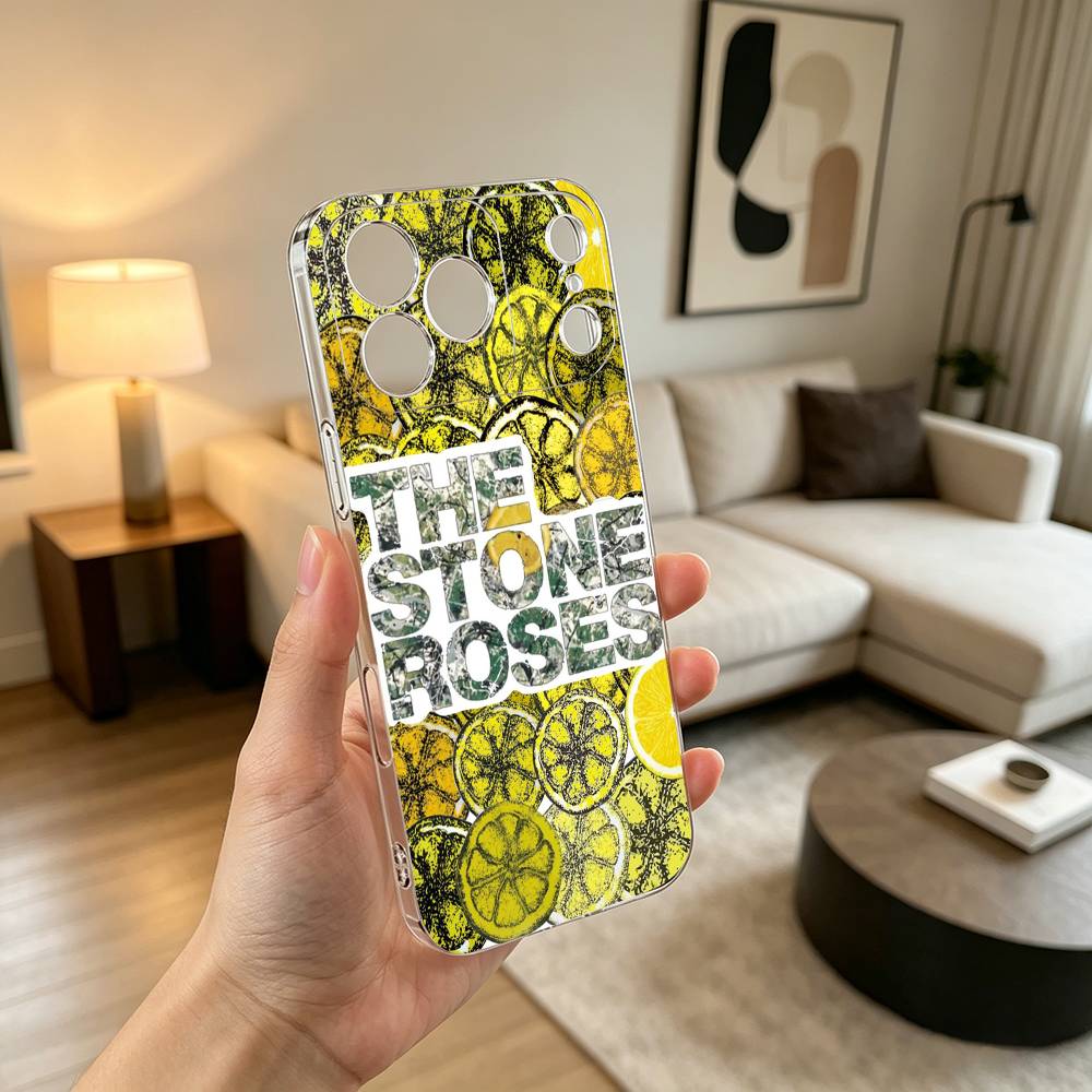 The S-Stone Z-Roses Band Singer Phone Case For iPhone 17 16 15 14 13 12 11 Mini Pro Max Plus Transparent Cover