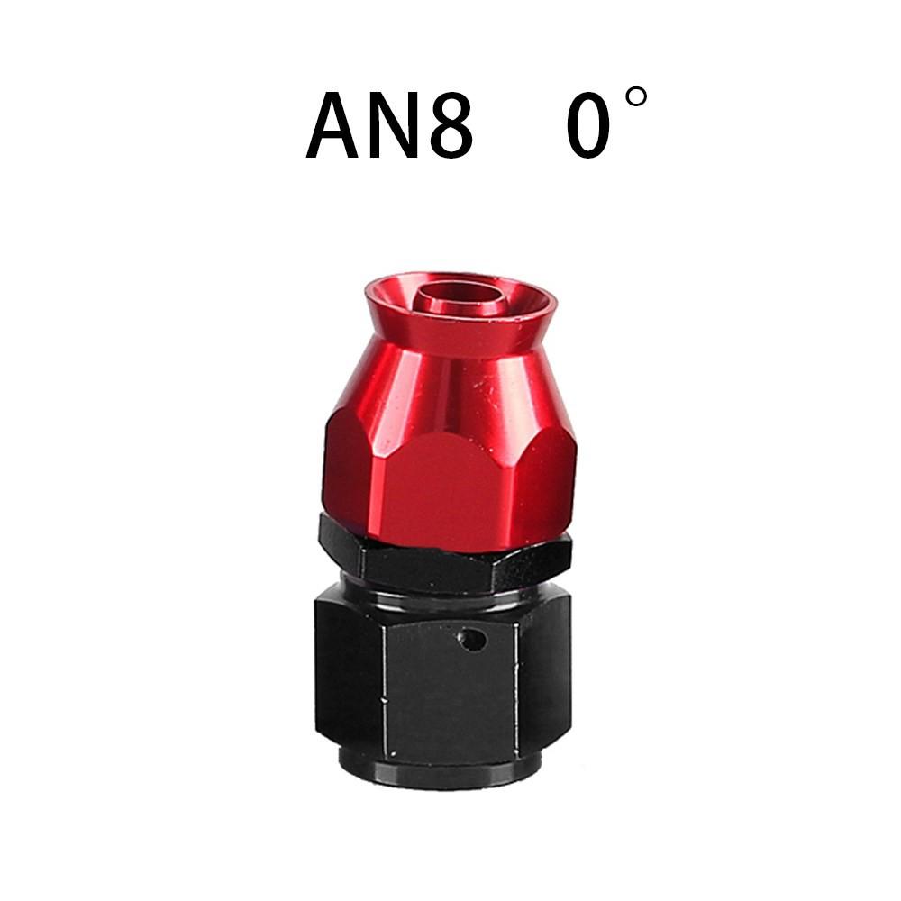 Racord pivotant pentru furtun de combustibil, ulei, AN4/6/8/10/12, adaptor drept 0°/45°/90°/180°, pentru racord pivotant din PTFE