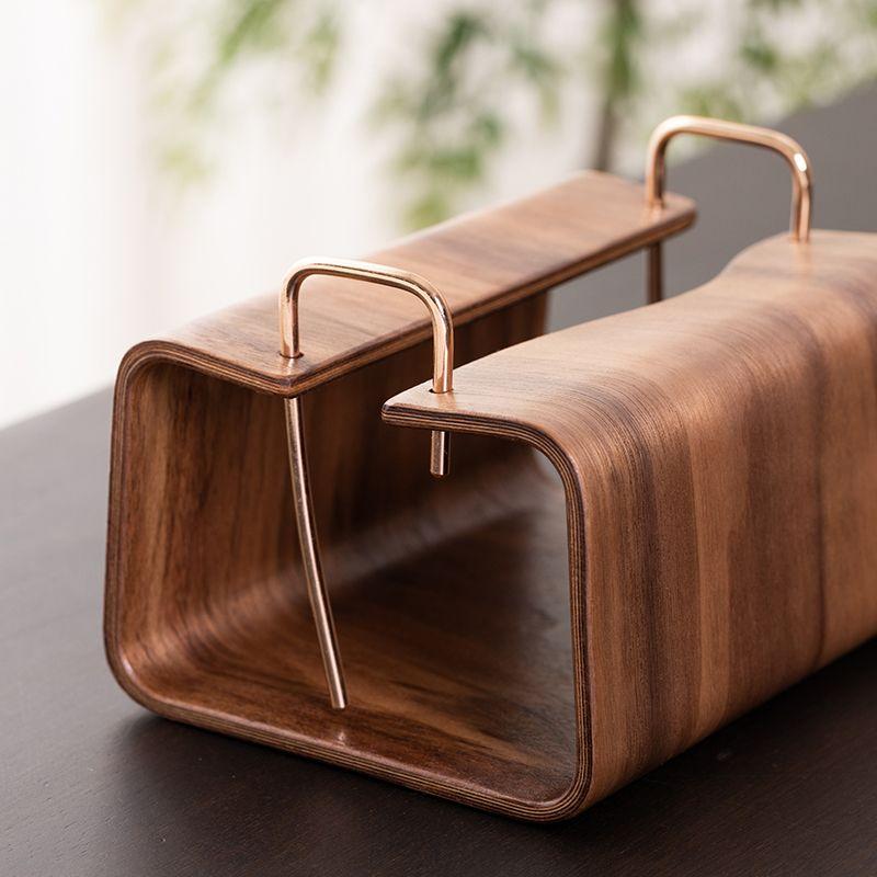 Retro Solid Wood Tissue Box Decoration Home Tearoom Coffee Table Paper Towel Box Ornaments Hotel Office Napkin Paper Box Crafts