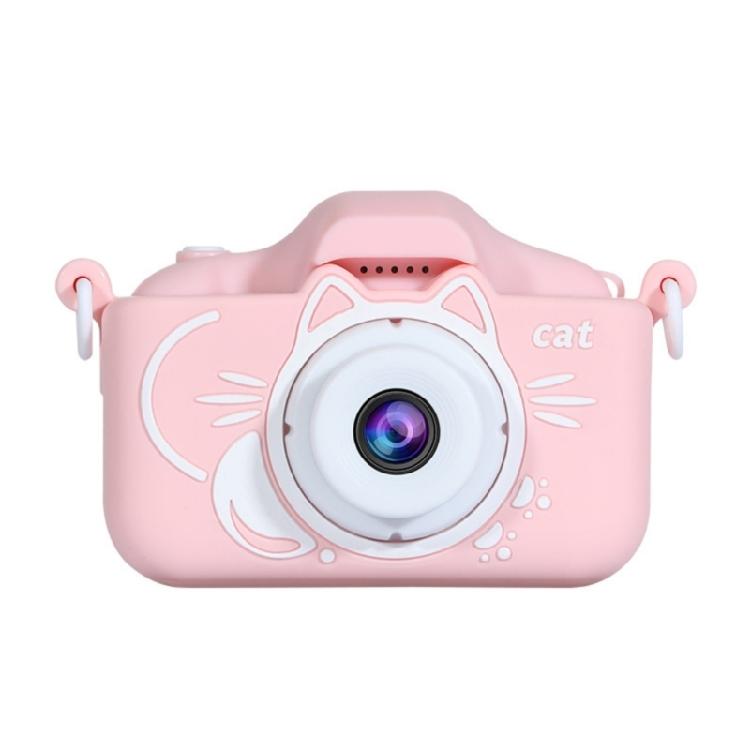 

Fun Cartoon Style 1080P Camera for Kids with Protective Screen and Fast Charging Capability рожевий