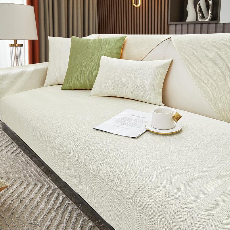 Cooles Eisseiden-Sofakissen für den Sommer, Sommersitzkissen für den Sommer, rutschfester Sofabezug, Neu 2024, Sitzkissenbezug, Stoff