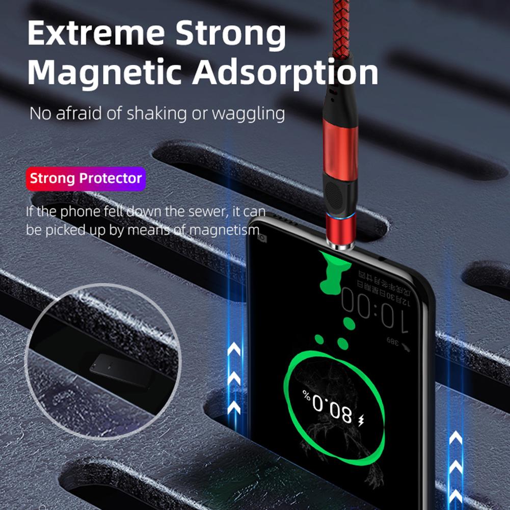 USB Type C Magnetic Adapter 360 Degrees Rotating Magnetic Phone Cable Adapter Connector