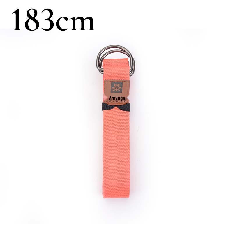 Enhanced Polyester Cotton Yoga Stretch Strap